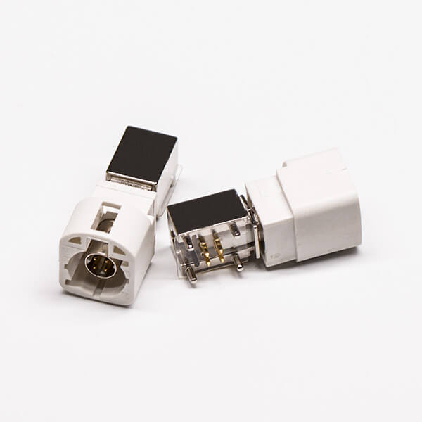 1-4 LVDS接口HSD公頭910度插孔接PCB板